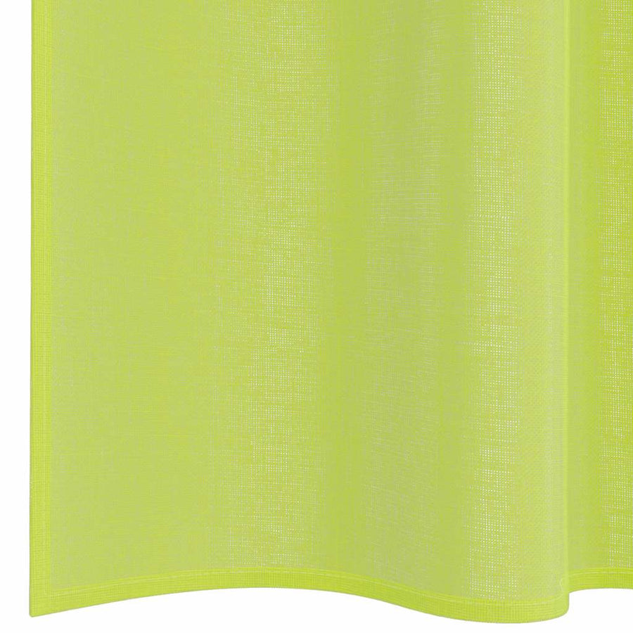 Gordijnen voile met roedezakken 2 st appelgroen