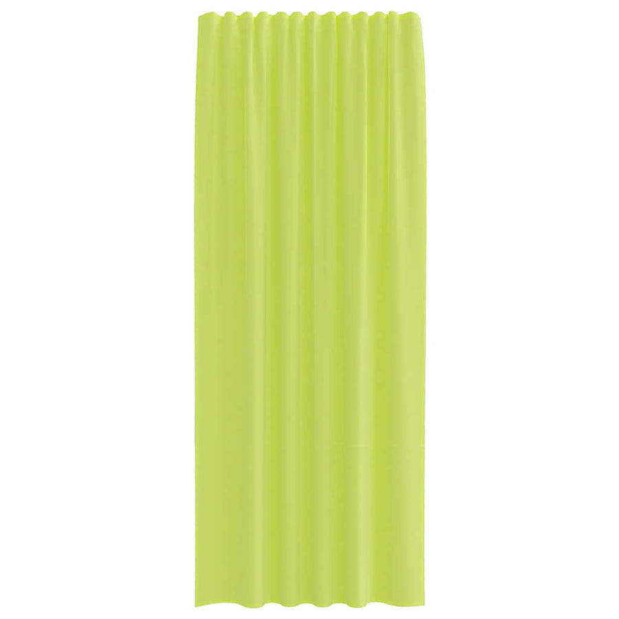 Gordijnen voile met roedezakken 2 st appelgroen