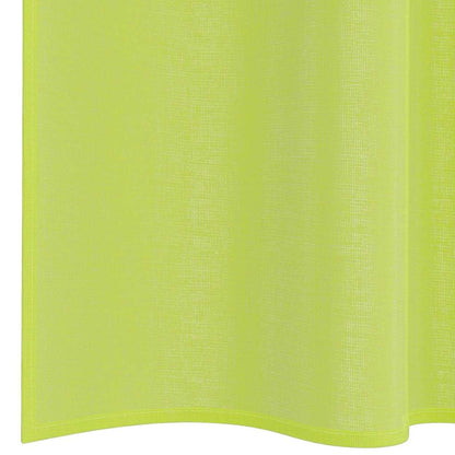 Gordijnen voile met roedezakken 2 st appelgroen