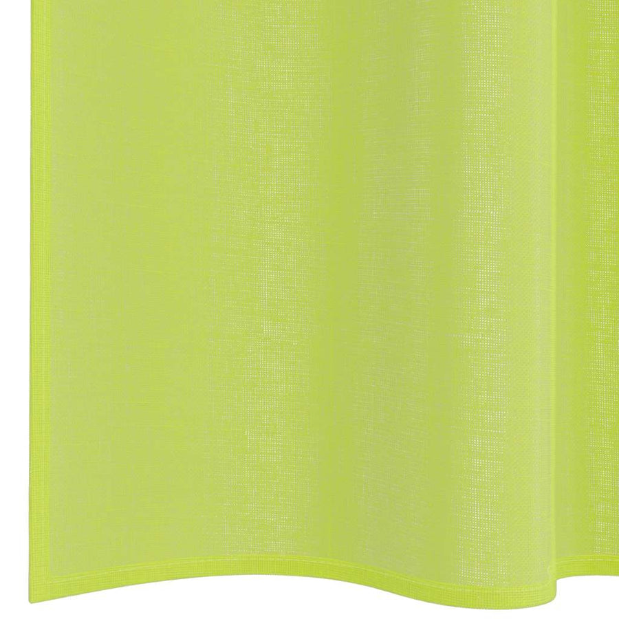 Gordijnen voile met roedezakken 2 st appelgroen