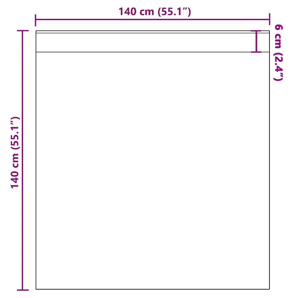 Gordijnen voile met roedezakken 2 st zwart