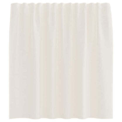 Gordijnen voile met roedezakken 2 st crèmekleurig