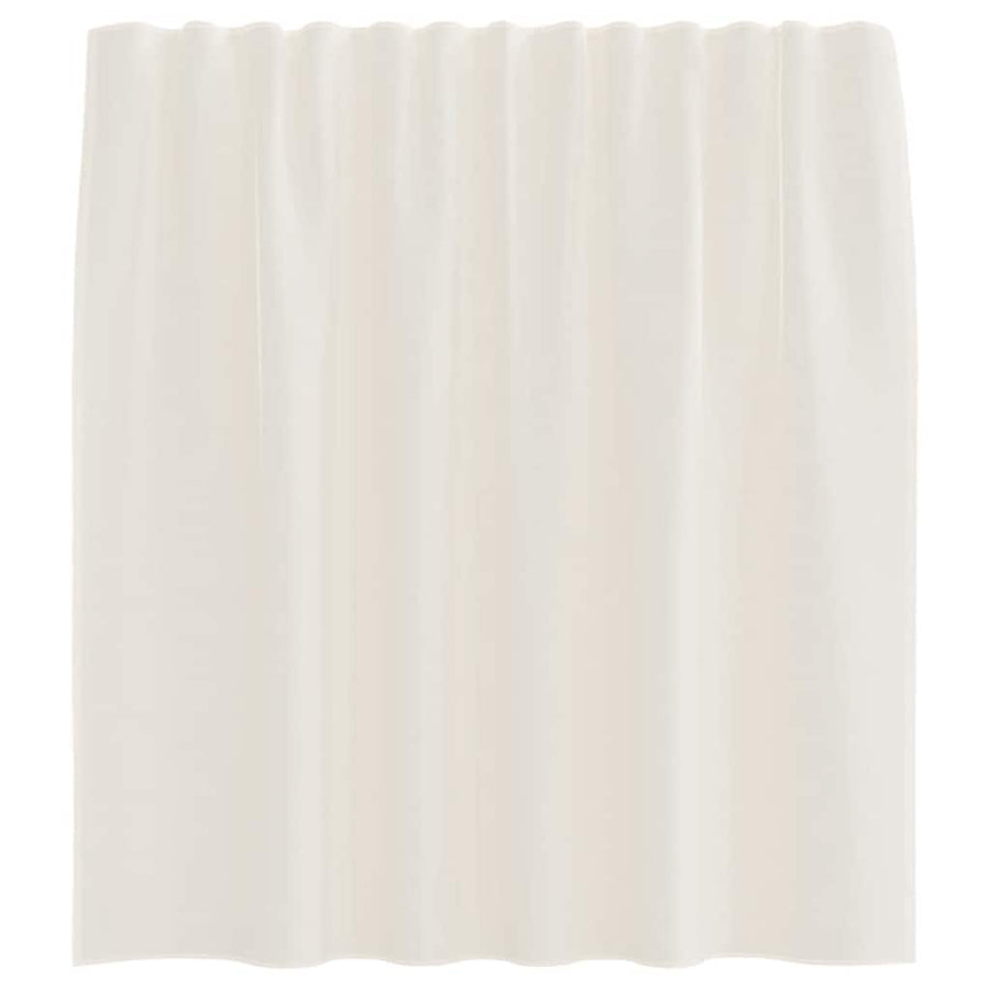 Gordijnen voile met roedezakken 2 st crèmekleurig