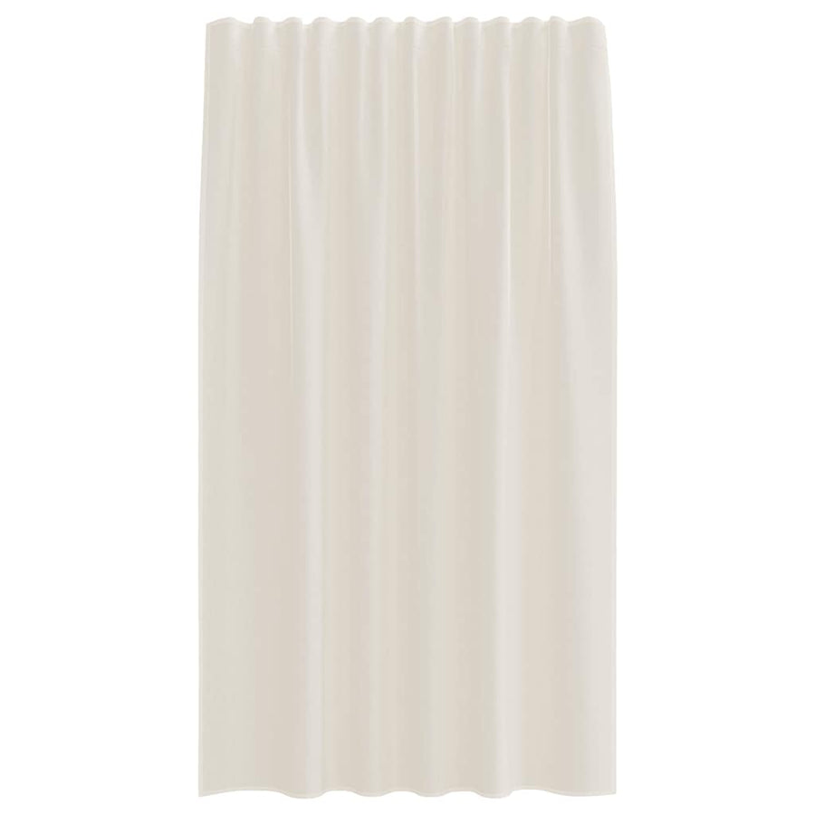 Gordijnen voile met roedezakken 2 st crèmekleurig