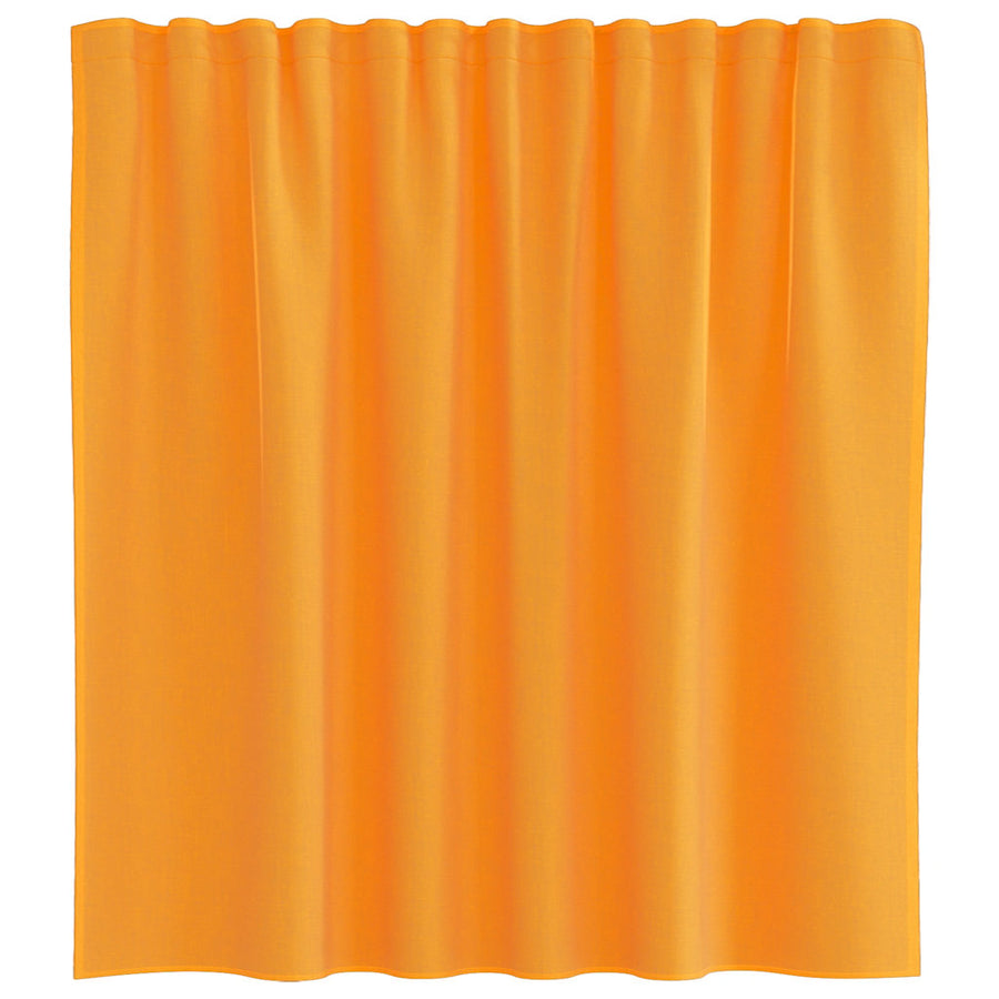Gordijnen voile met roedezakken 2 st oranje