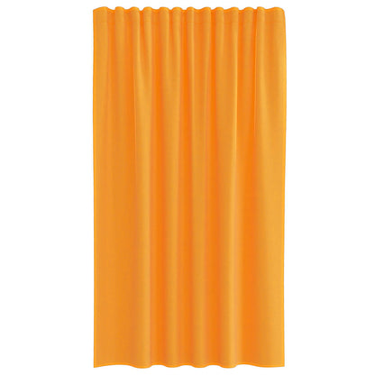 Gordijnen voile met roedezakken 2 st oranje