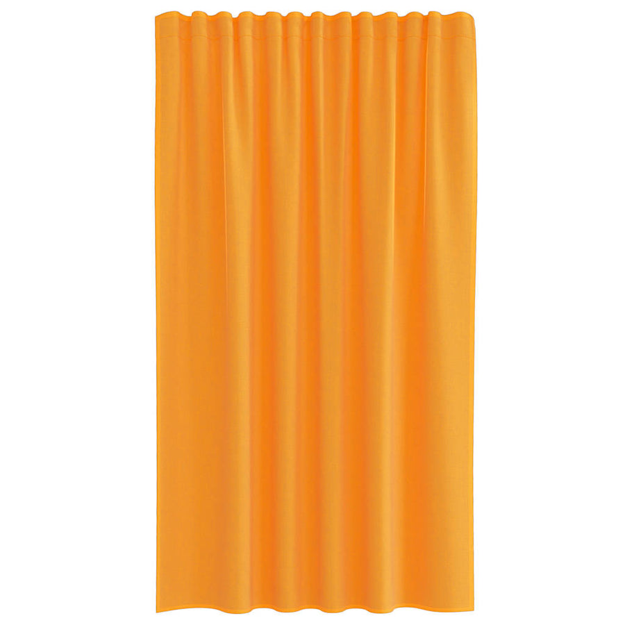 Gordijnen voile met roedezakken 2 st oranje