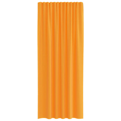 Gordijnen voile met roedezakken 2 st oranje