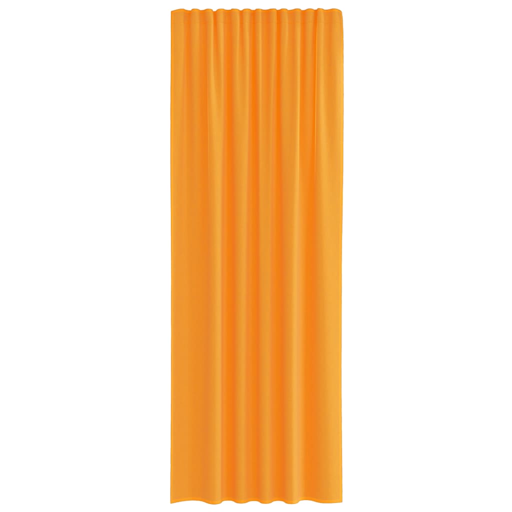 Gordijnen voile met roedezakken 2 st oranje