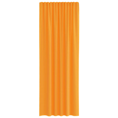 Gordijnen voile met roedezakken 2 st oranje
