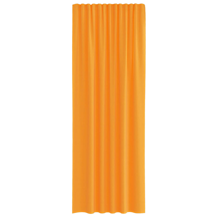 Gordijnen voile met roedezakken 2 st oranje
