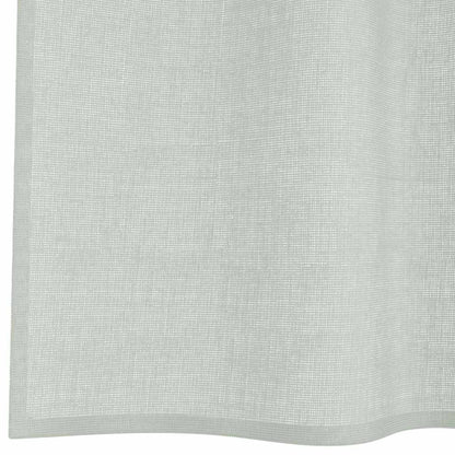 Gordijnen voile met roedezakken 2 st lichtgrijs