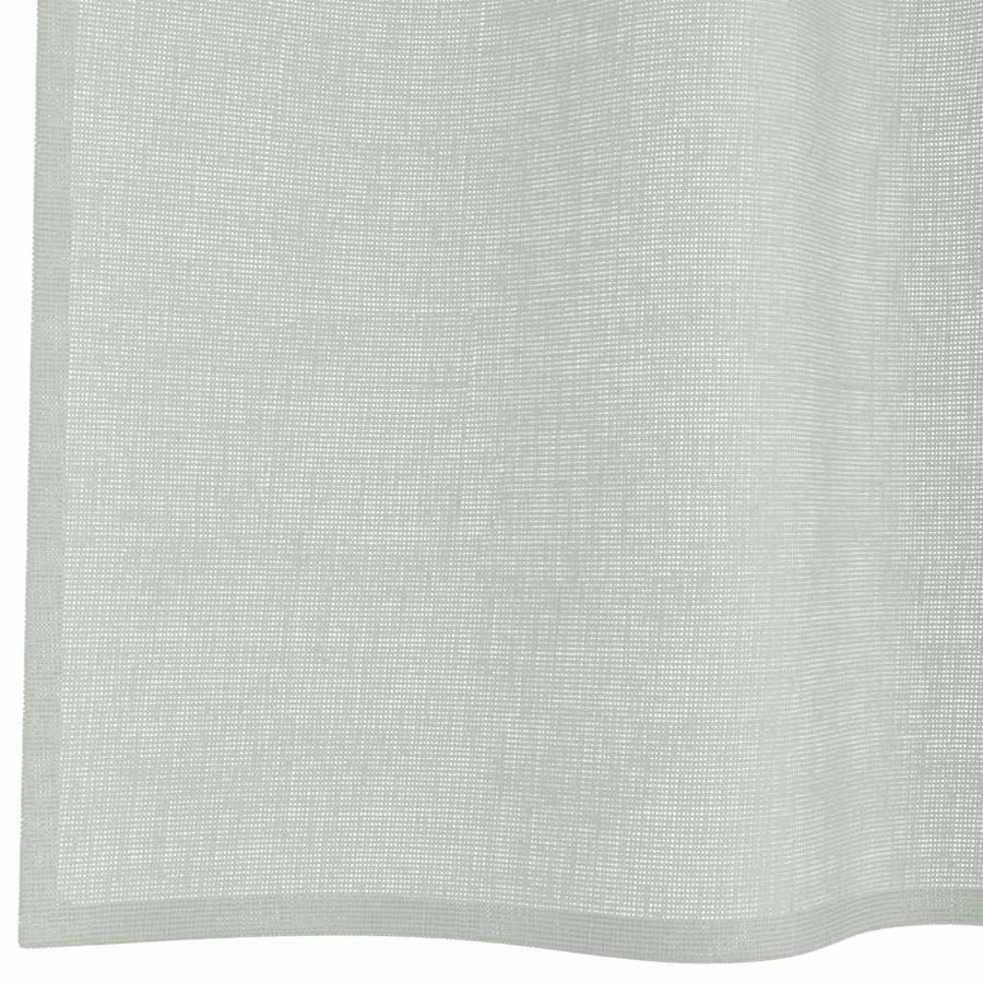 Gordijnen voile met roedezakken 2 st lichtgrijs