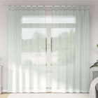 Gordijnen voile 2 stuks lichtgrijs 140x245 cm