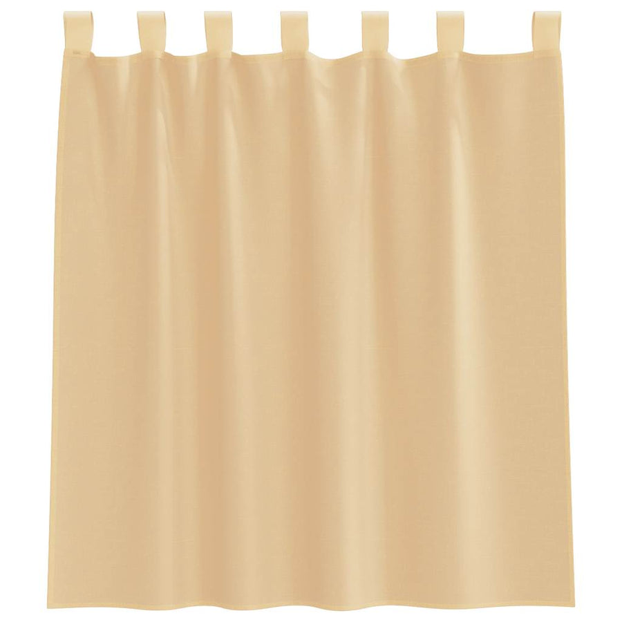 Gordijnen voile met roedezakken 2 st zand