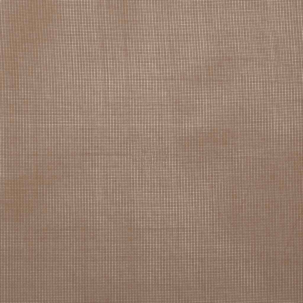 Gordijnen voile met roedezakken 2 st lichtbruin
