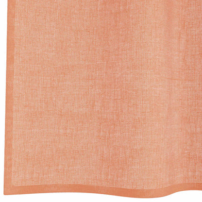 Voile gordijnen met roedezakken 2 st terracotta
