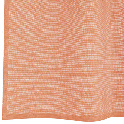 Voile gordijnen met roedezakken 2 st terracotta