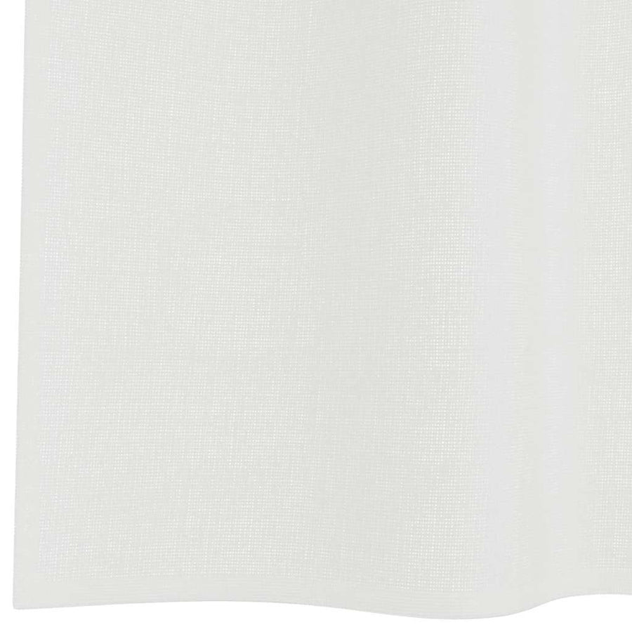 Gordijnen voile met roedezakken 2 st wit