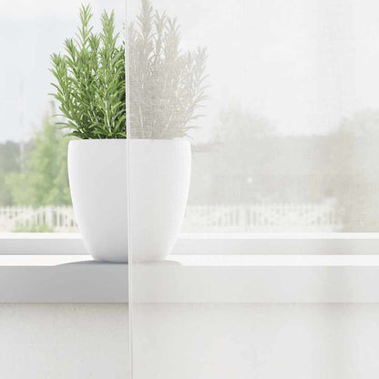 Gordijnen voile met roedezakken 2 st wit