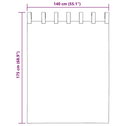 Gordijnen voile met roedezakken 2 st wit