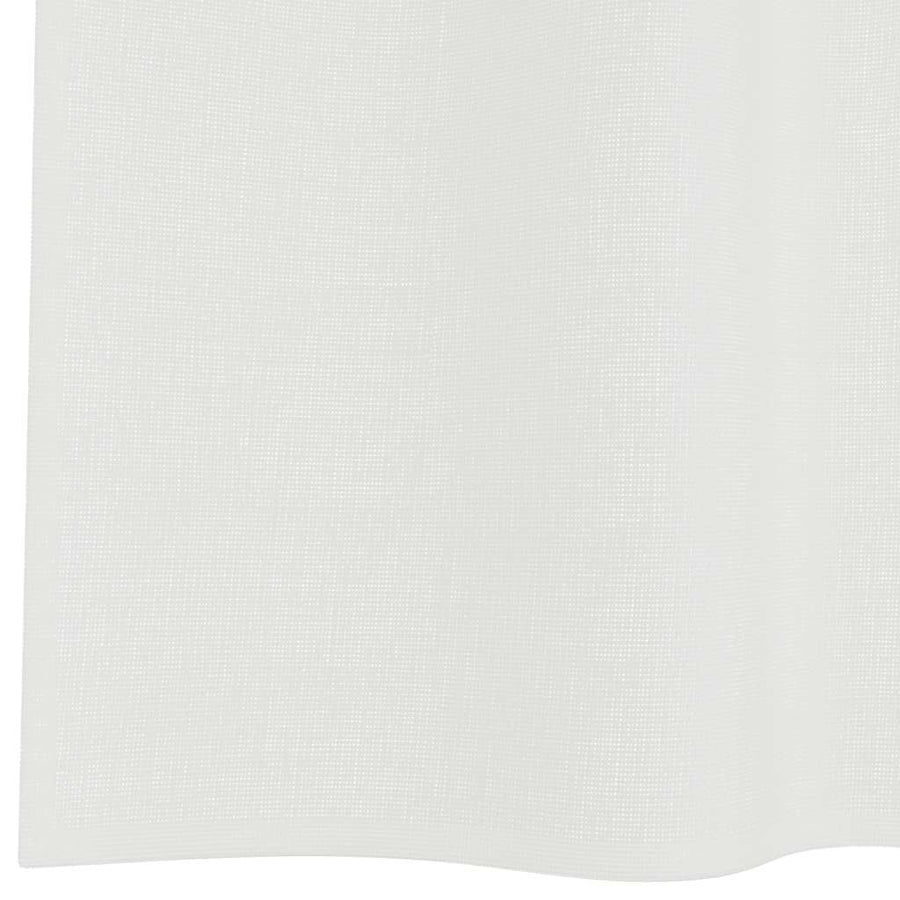 Gordijnen voile met roedezakken 2 st wit