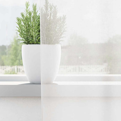 Gordijnen voile met roedezakken 2 st wit