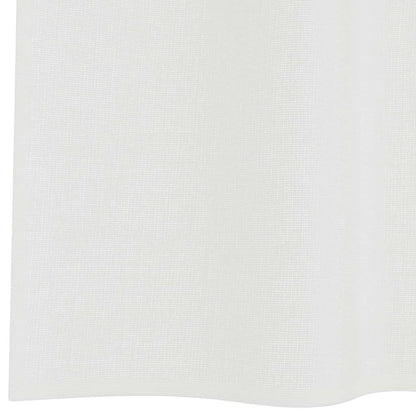 Gordijnen voile met roedezakken 2 st wit
