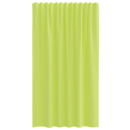 Gordijnen voile met lipje Top 2 st Appelgroen