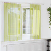 Vitrage 140x175 cm appelgroen 2 stuks