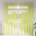 Curtains voile with loop top 2 pcs Apple green