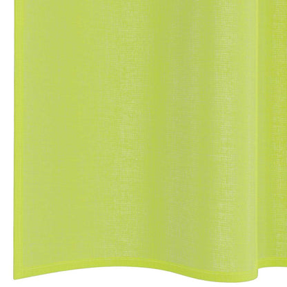 Gordijnen voile met lipje Top 2 st Appelgroen