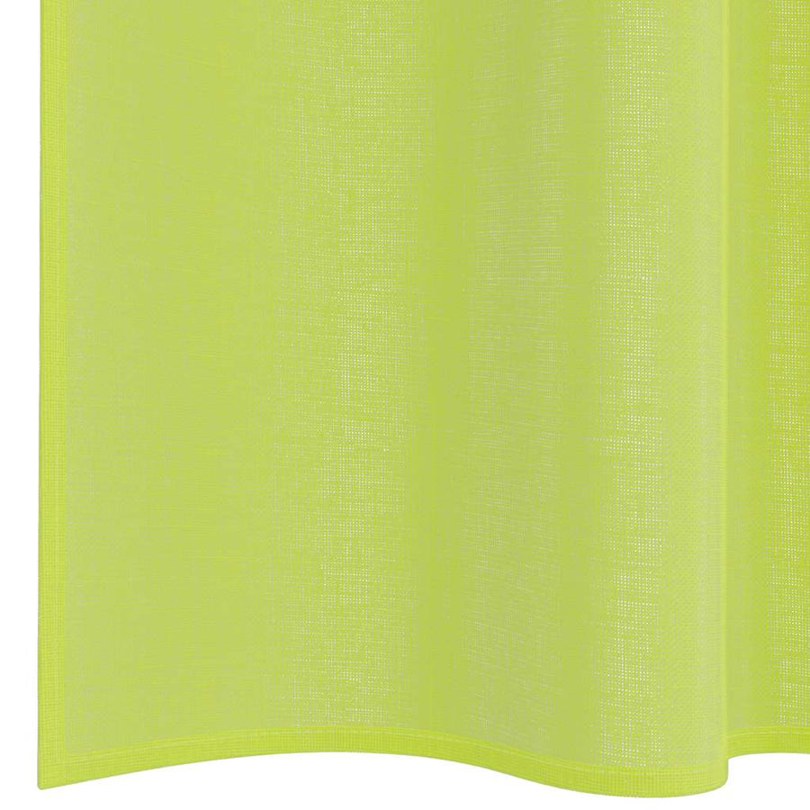 Gordijnen voile met lipje Top 2 st Appelgroen