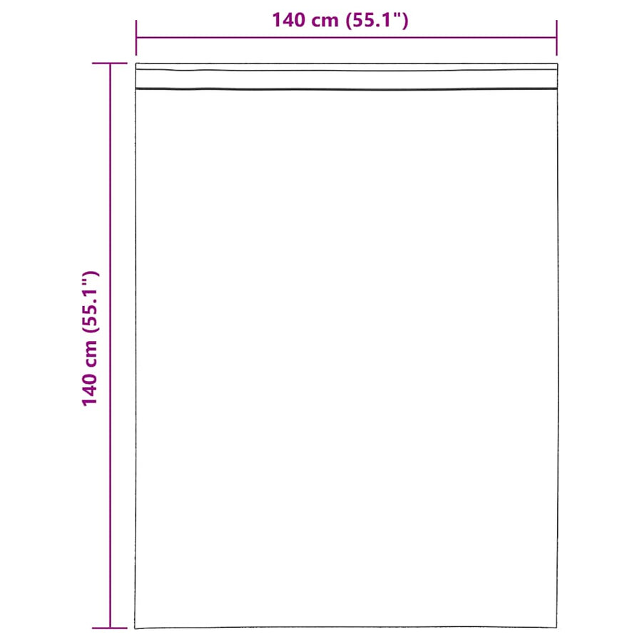 Gordijnen voile met tab top 2 st zwart