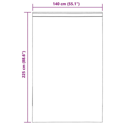 Gordijnen voile met Tab Top 2 st crèmekleurig