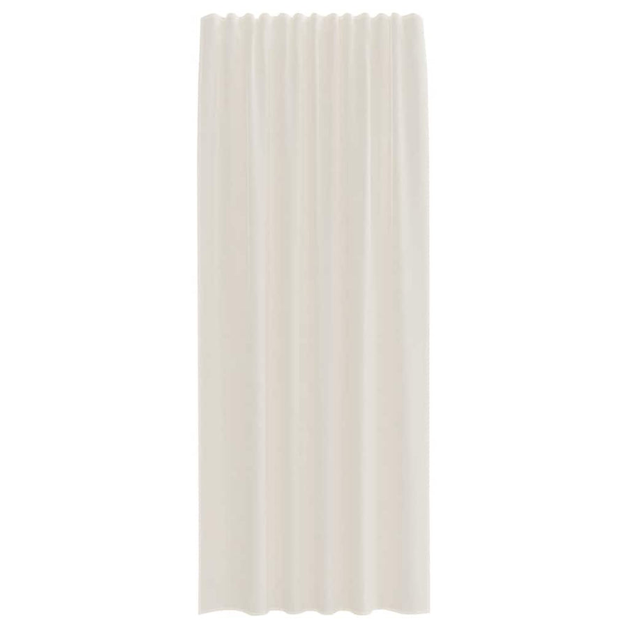 Gordijnen voile met Tab Top 2 st crèmekleurig