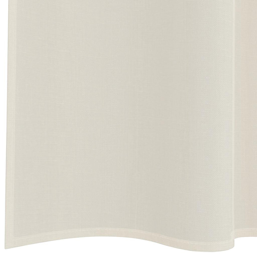 Gordijnen voile met Tab Top 2 st crèmekleurig
