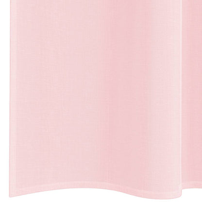 Gordijnen voile met lussen 2 st 140x245 cm lichtroze