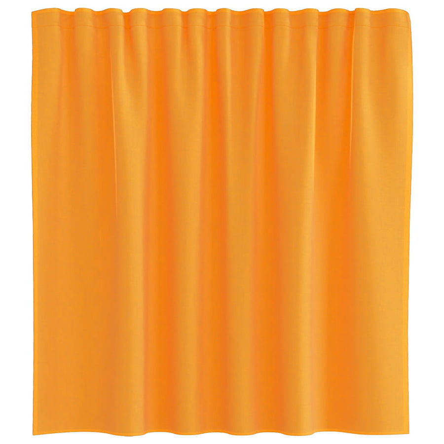 Gordijnen voile met lussen 2 st 140x140 cm oranje