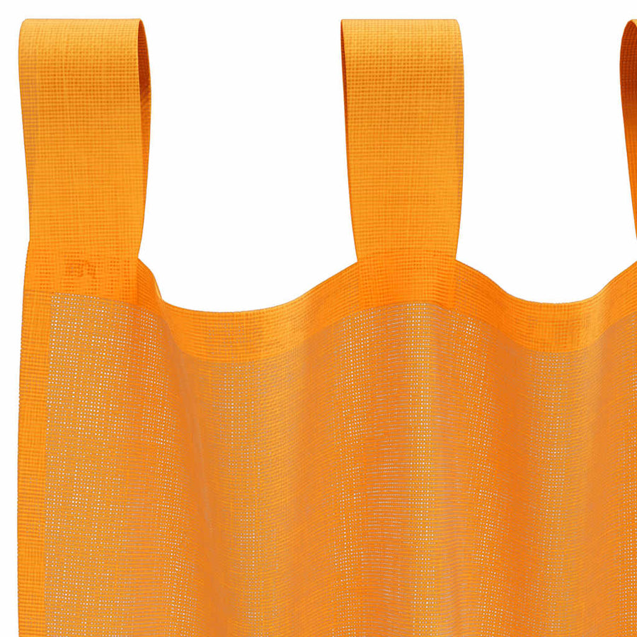Gordijnen Met Lus 2 St 1 140 x 225 cm Oranje
