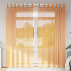 Curtains with loop 2 pcs 140x225 cm orange