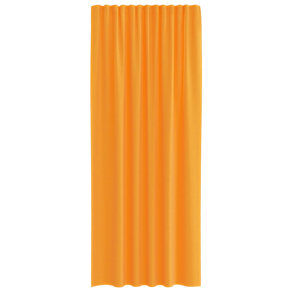 Gordijnen met lussen 2 st 140x245 cm oranje
