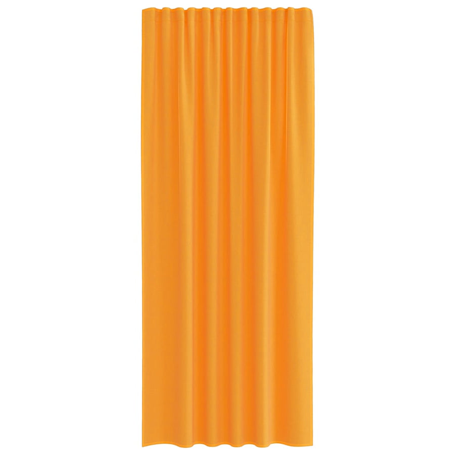 Gordijnen met lussen 2 st 140x245 cm oranje