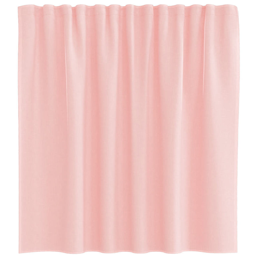 Gordijnen voile met lussen 2 st 140x140 cm roze