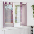 Gordijnen paars 2 stuks 140x140 cm