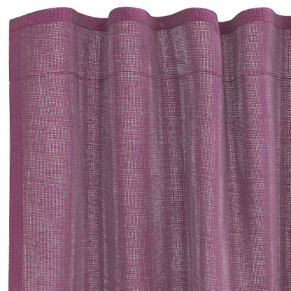 Gordijnen met lussen 2 st 140x175 cm paars