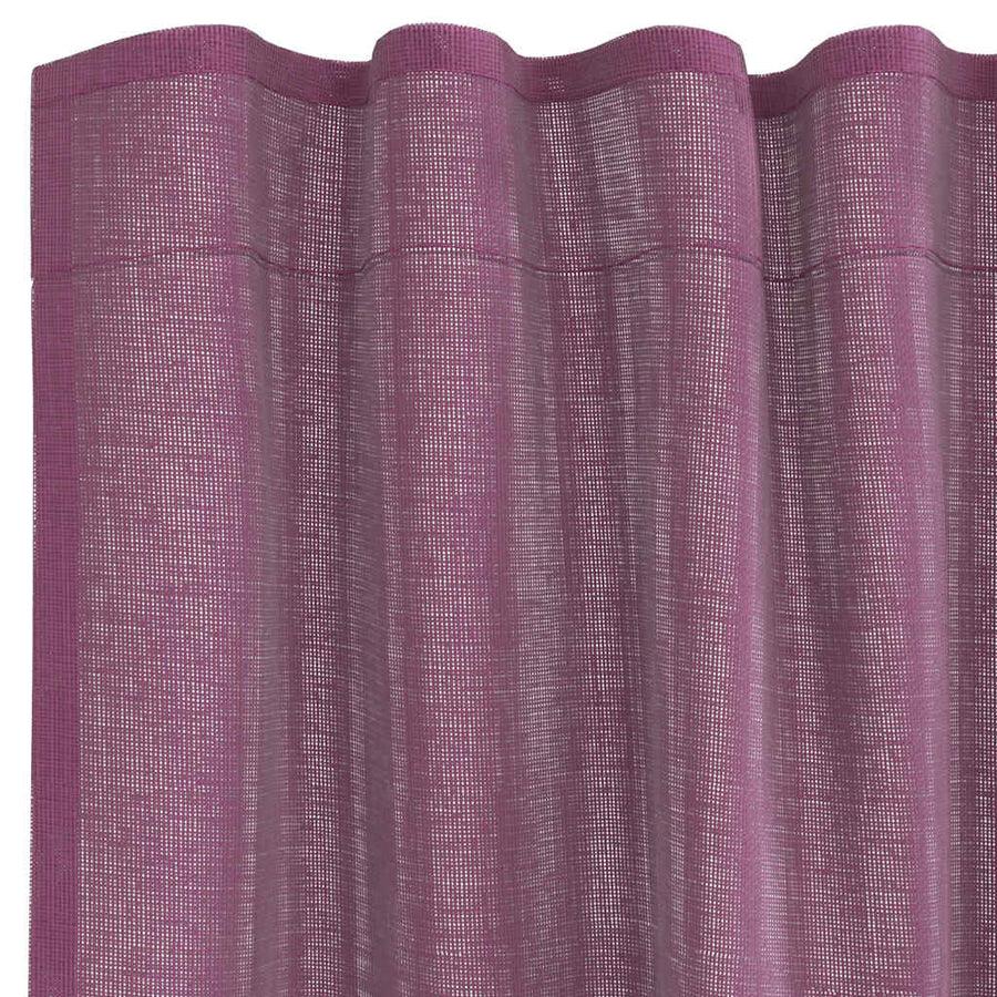 Gordijnen met lussen 2 st 140x175 cm paars