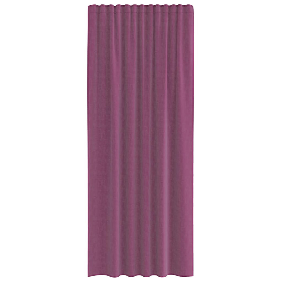 Gordijnen met lussen 2 st 140x245 cm paars