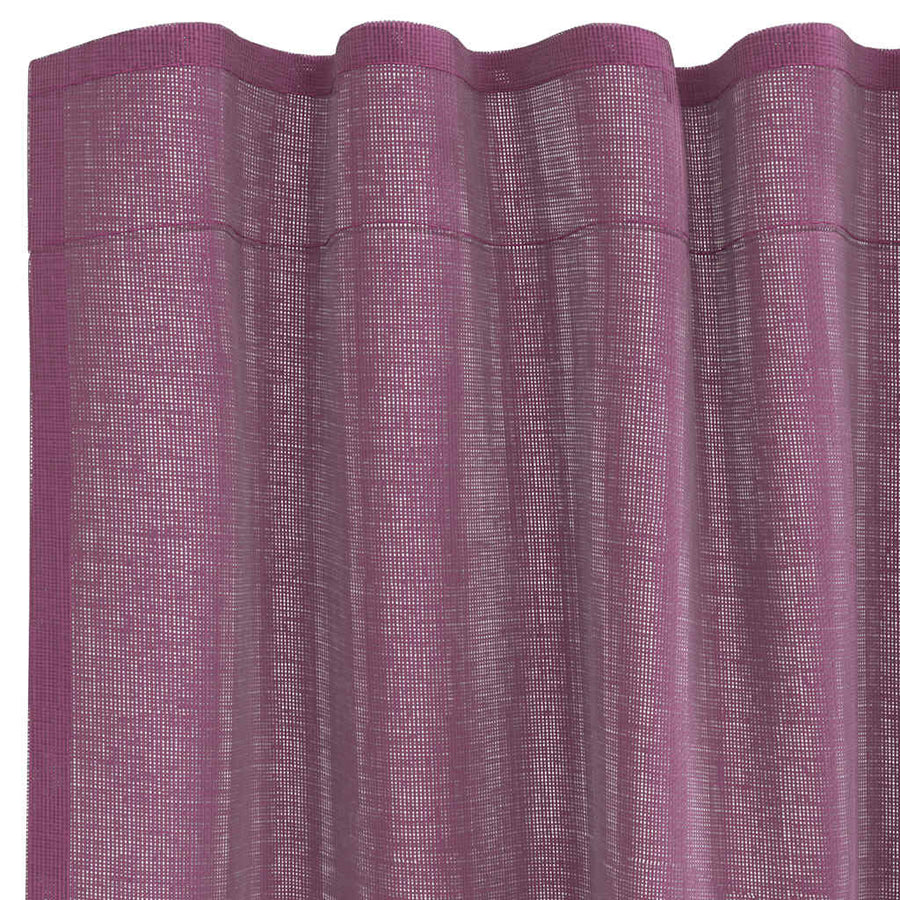 Gordijnen met lussen 2 st 140x245 cm paars