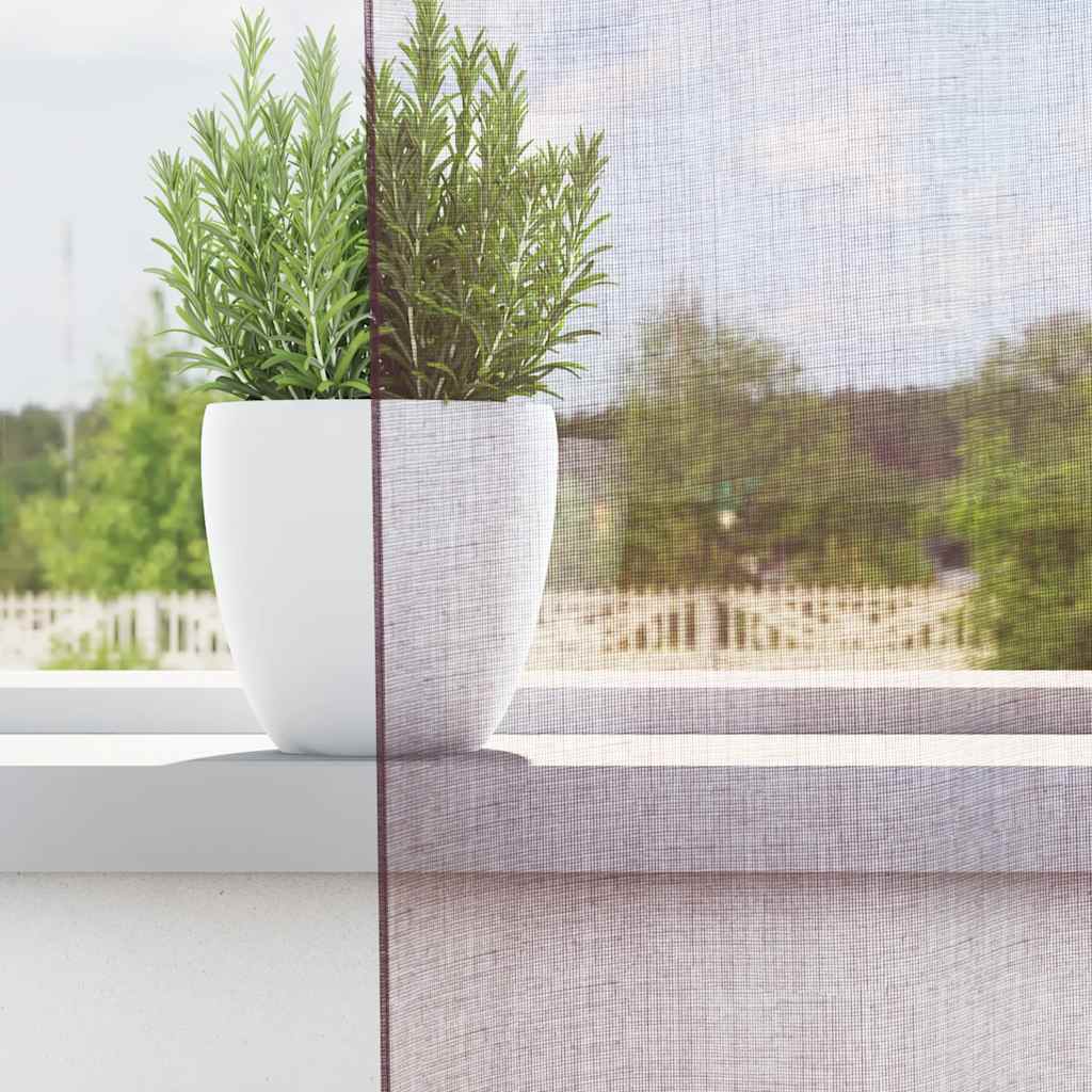 Gordijnen met lussen 2 st 140x260 cm paars